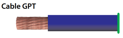 Cable gpt 600v 18 awg cl5 rojo elcope